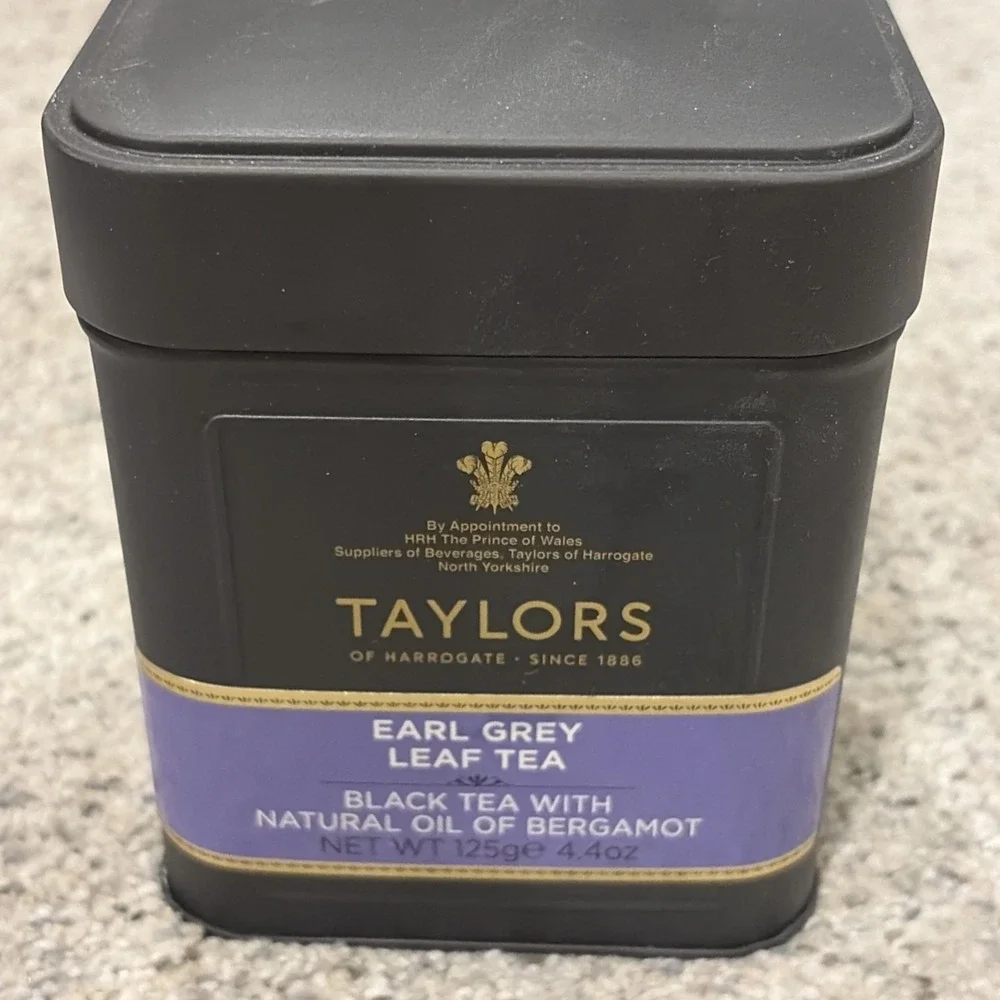 Taylors of Harrogate Earl Grey Loose Leaf 4.41 Ounce Tin Caddy Pack of 1 New